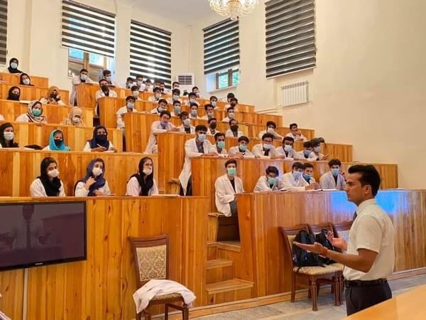 Anatomy lecture in Samarkand state medical university Uzbekistan